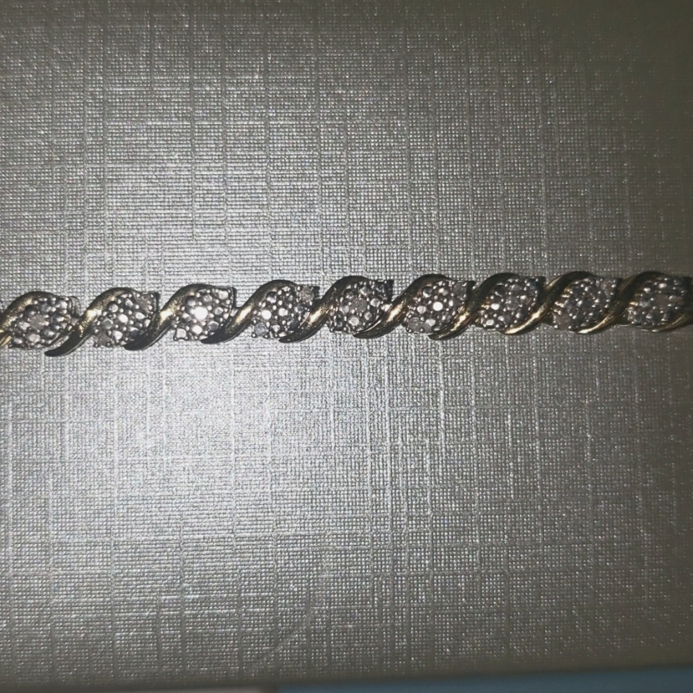 Genuine Diamond tennis Bracelet